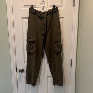 Anine Bing Kennedy Olive Green Cargo Pants